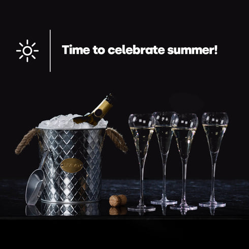 Ice & Champagne Bucket - Galvanised Steel